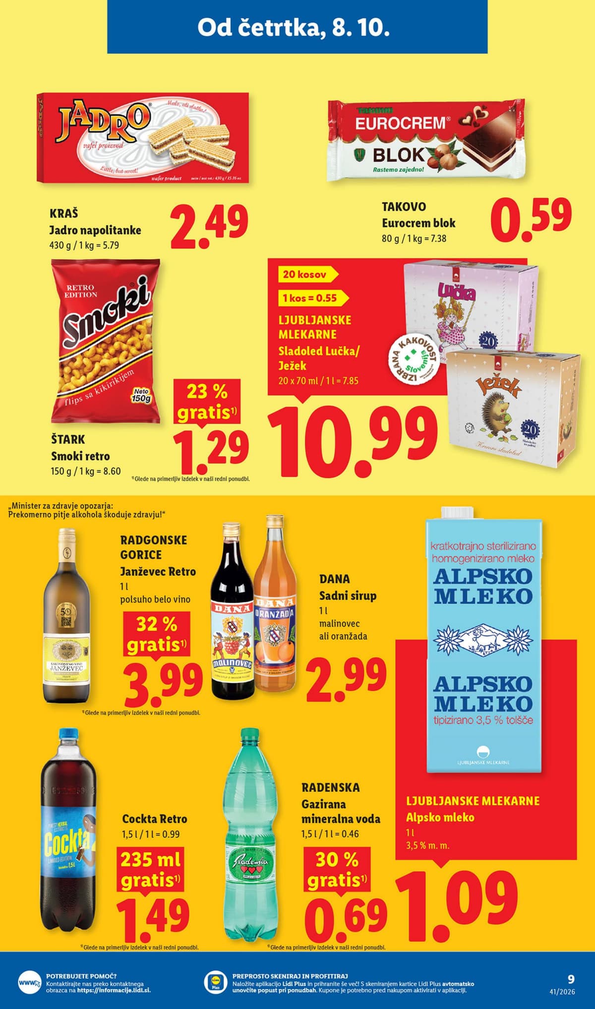 Stran 17. Lidl kataloga - Živila od 05.10.2026.