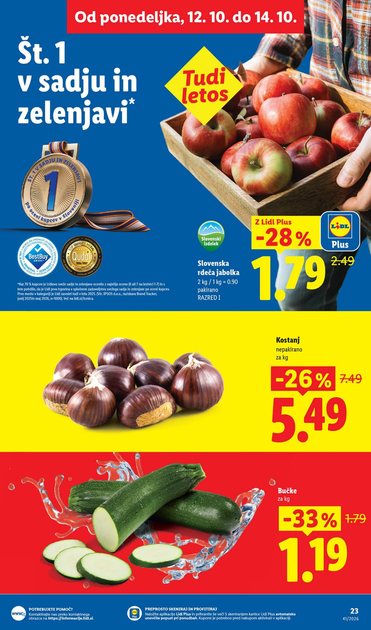Stran 29. Lidl kataloga - Živila od 05.10.2026.