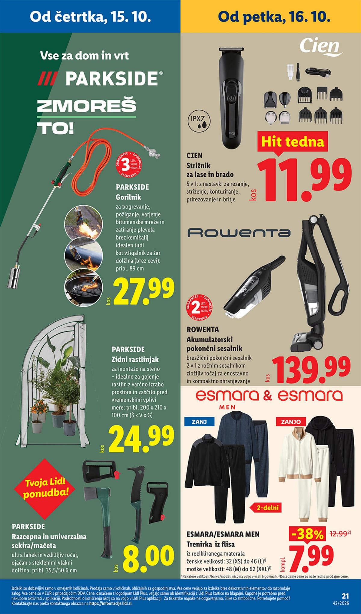 Stran 23. Lidl kataloga - Neživila od 12.10.2026.