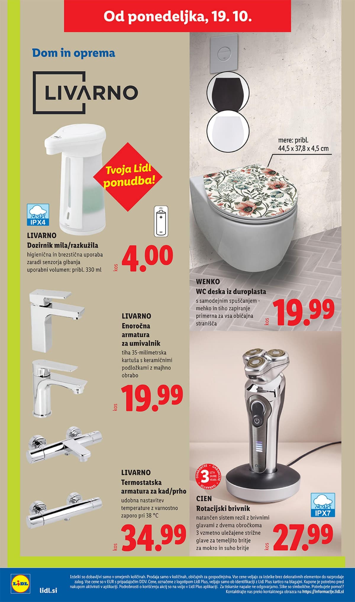Stran 30. Lidl kataloga - Neživila od 12.10.2026.