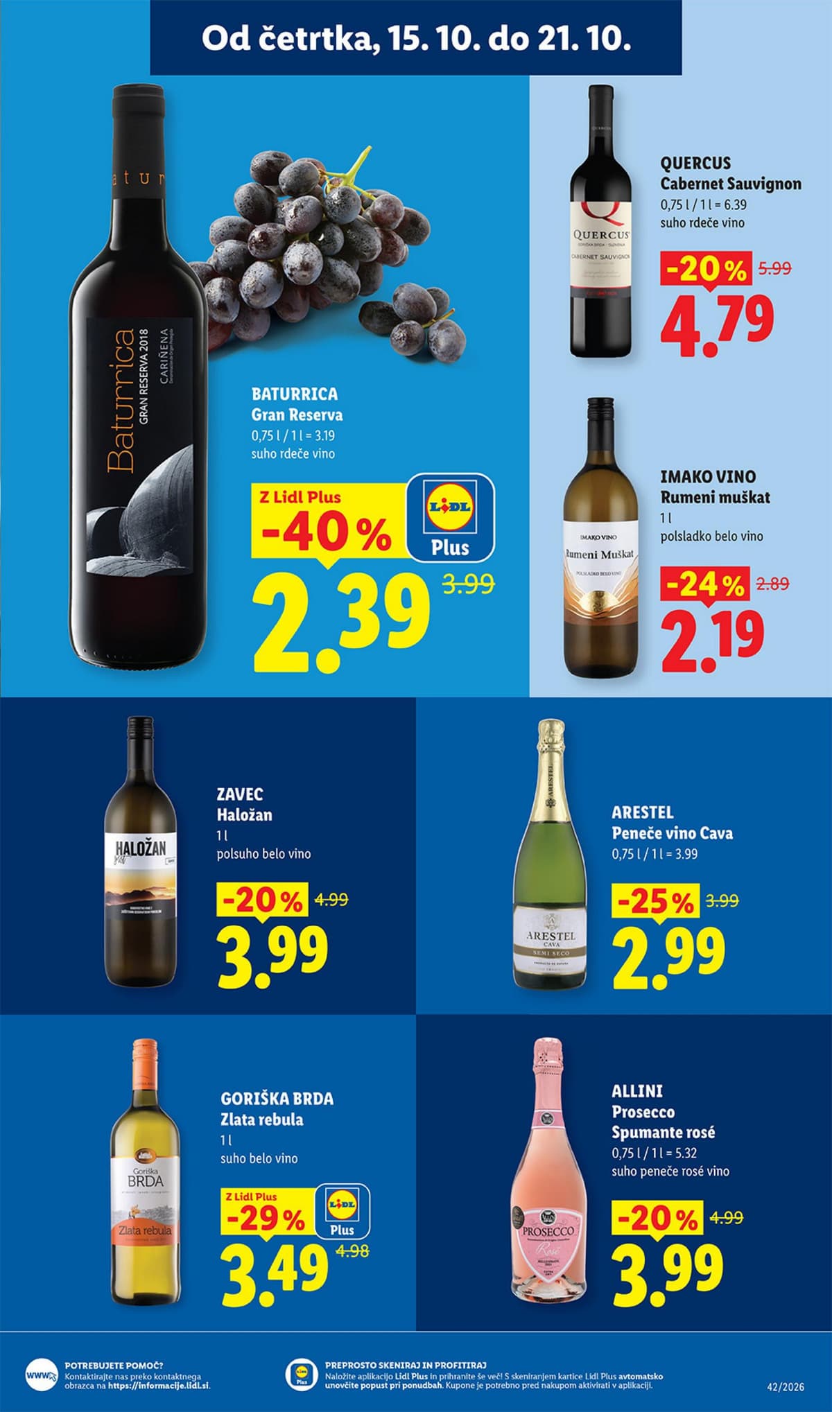 Stran 15. Lidl kataloga - Živila od 12.10.2026.