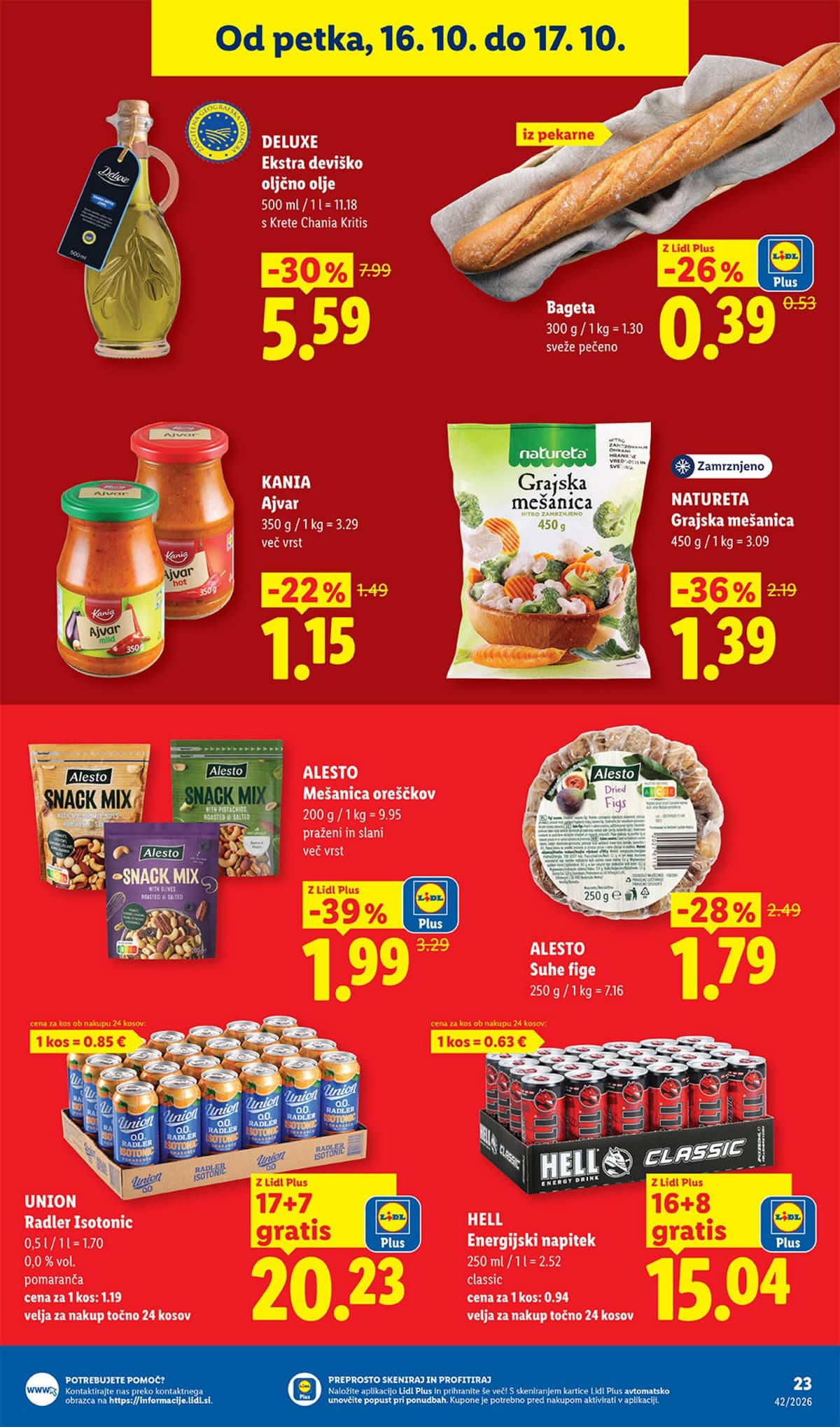 Stran 23. Lidl kataloga - Živila