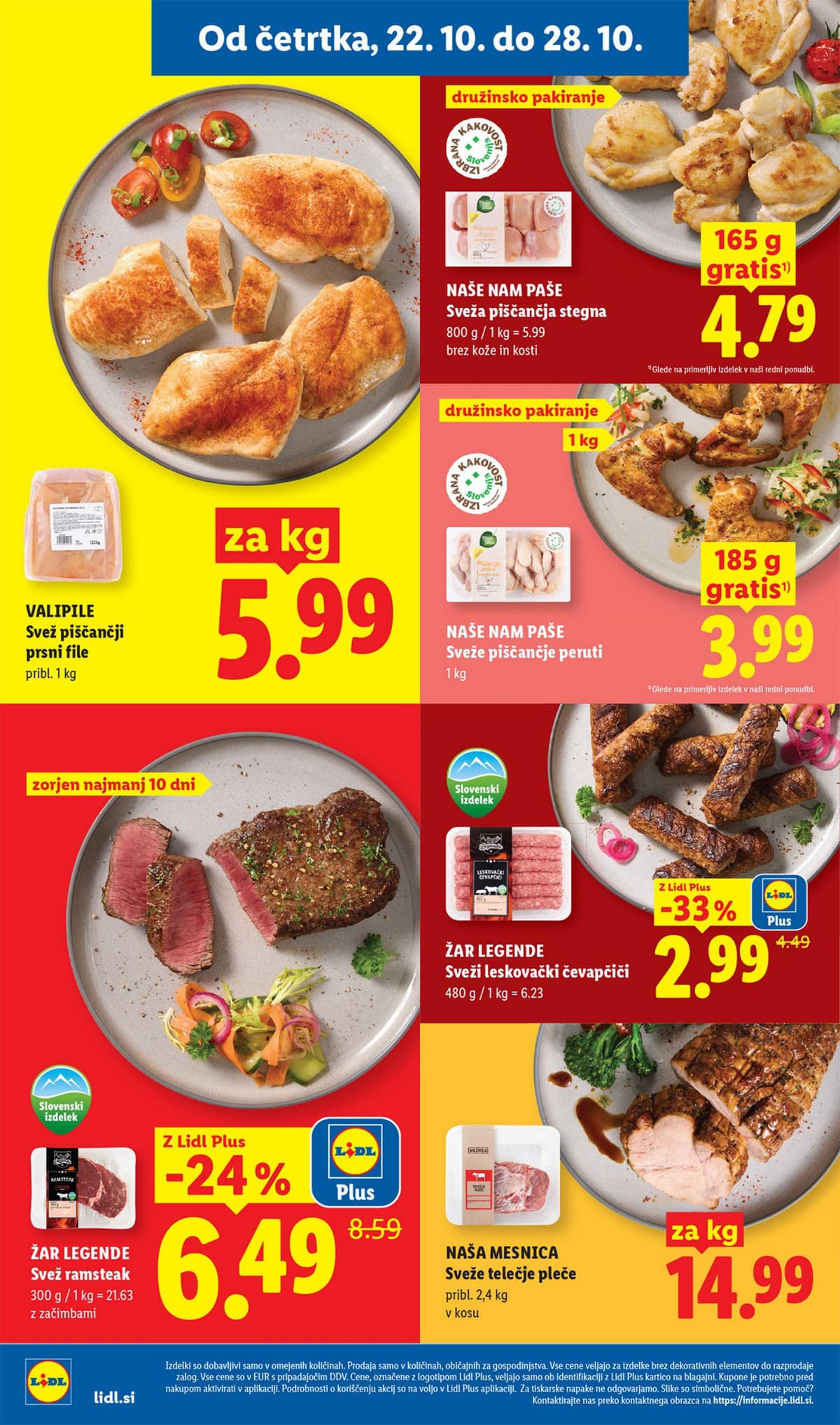 Stran 2. Lidl kataloga - Živila od 19.10.2026.