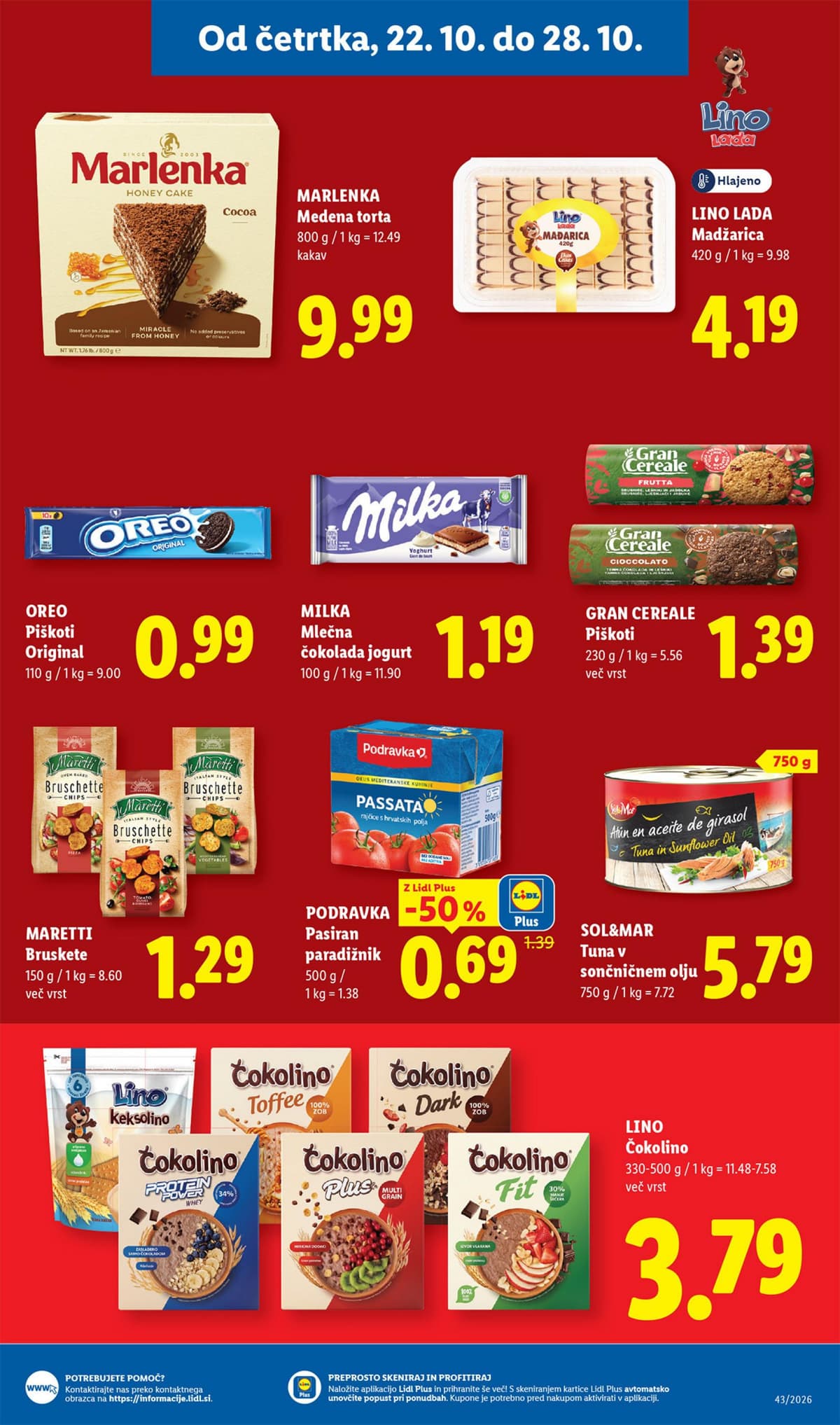 Stran 17. Lidl kataloga - Živila od 19.10.2026.