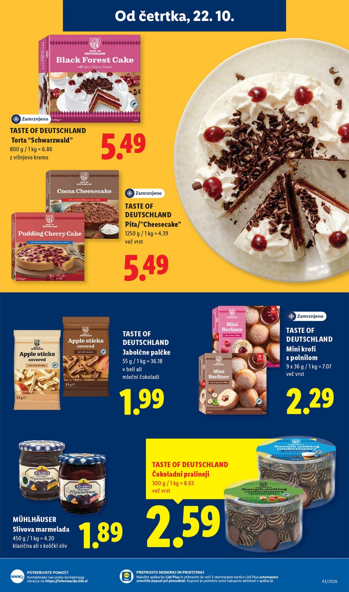 Stran 21. Lidl kataloga - Živila od 19.10.2026.