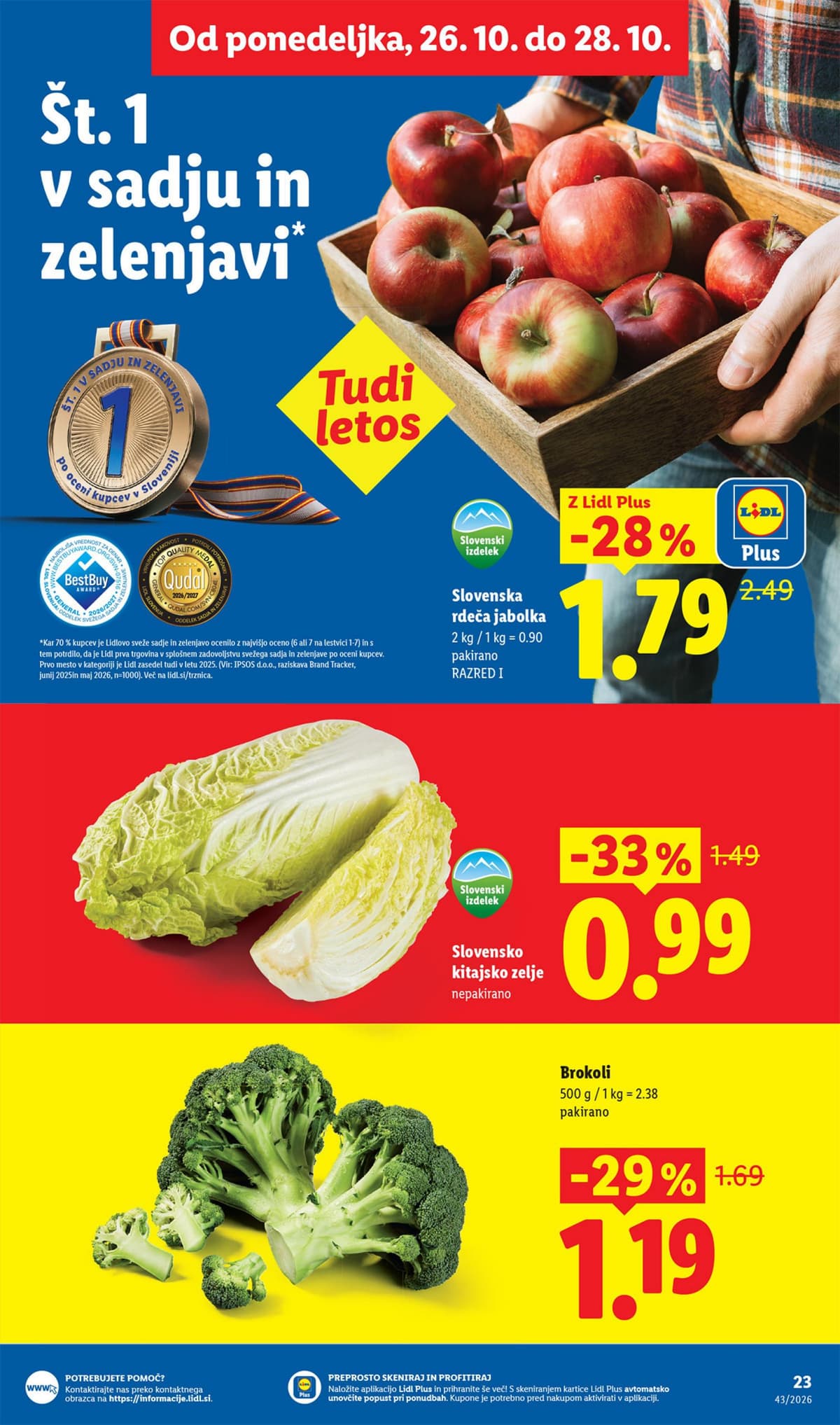 Stran 26. Lidl kataloga - Živila od 19.10.2026.