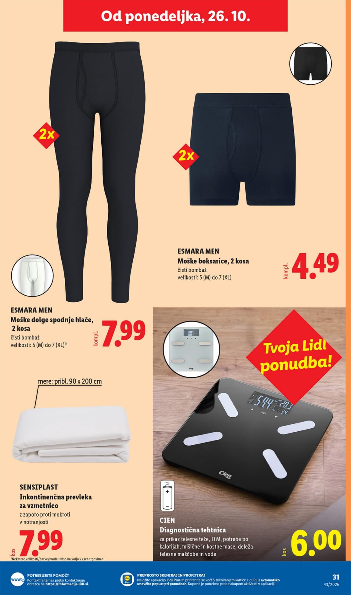 Stran 24. Lidl kataloga - Neživila od 19.10.2026.