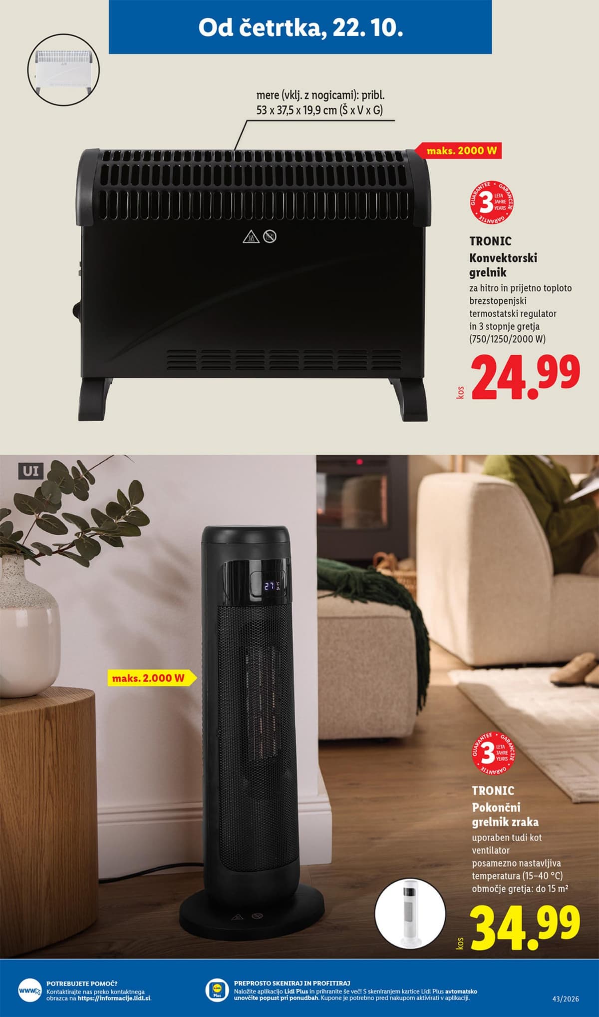 Stran 9. Lidl kataloga - Neživila od 19.10.2026.