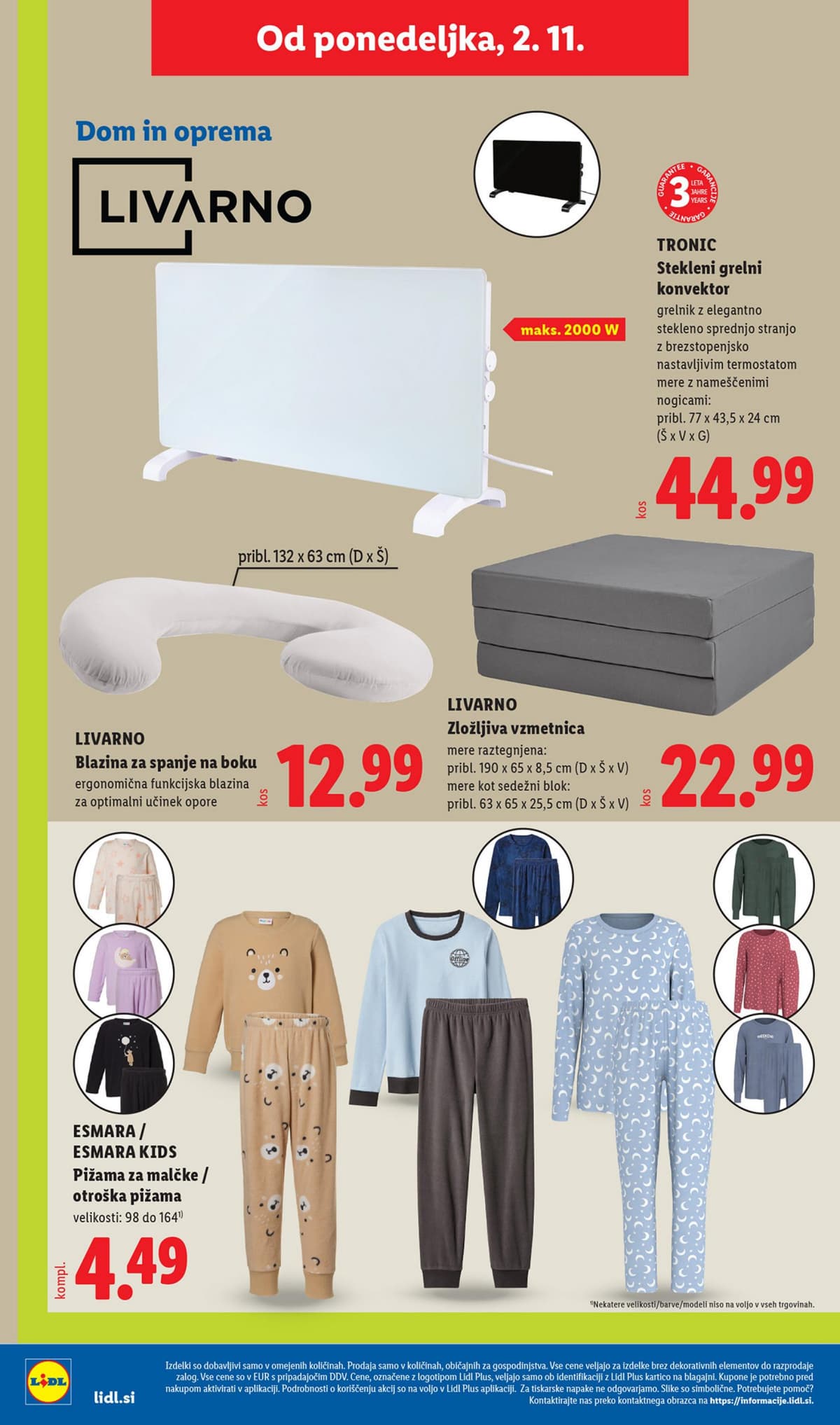 Stran 24. Lidl kataloga - Neživila od 26.10.2026.