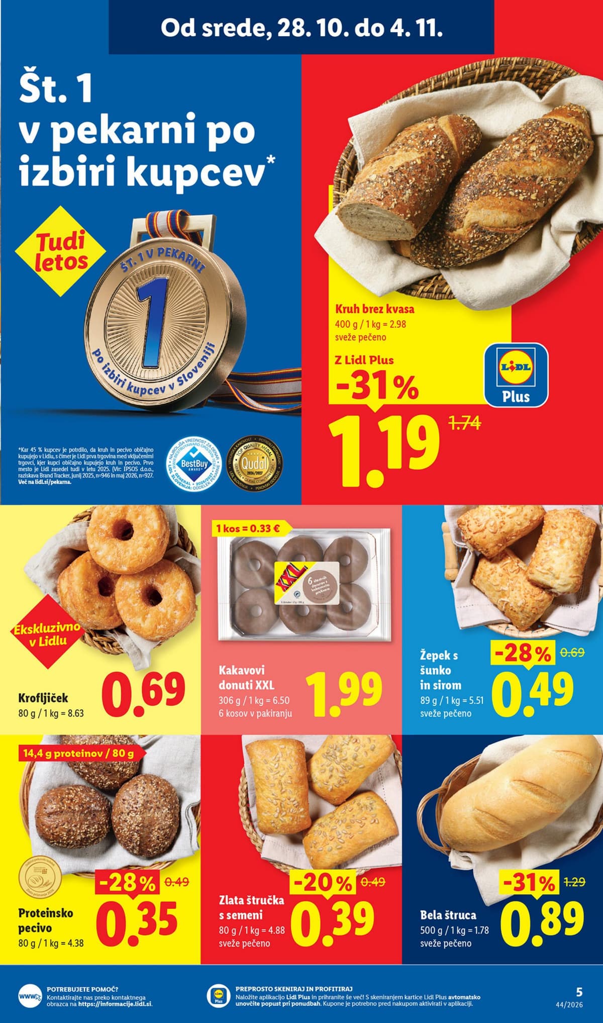 Stran 5. Lidl kataloga - Živila od 26.10.2026.