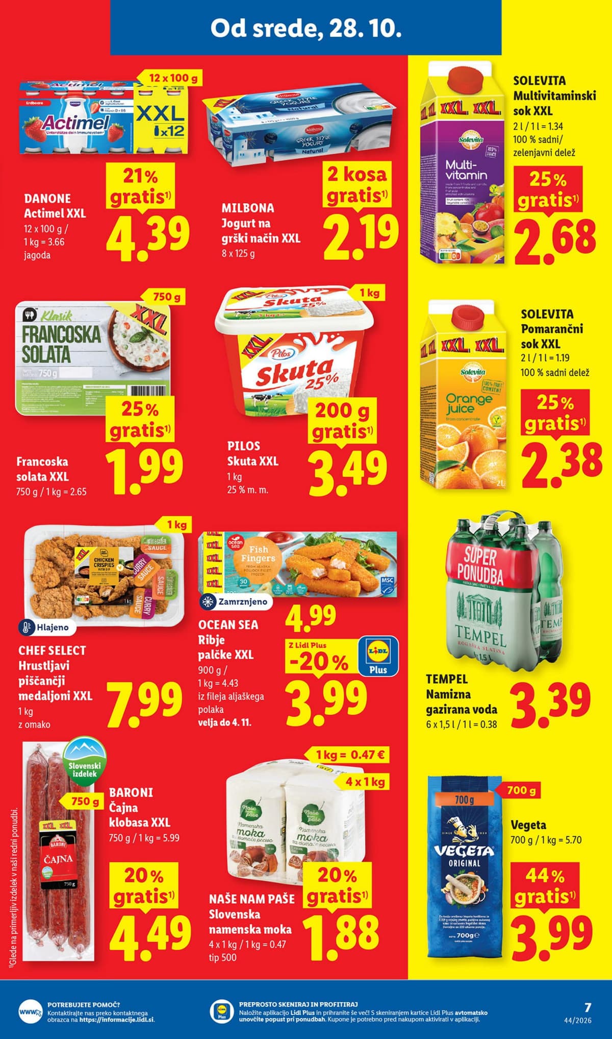 Stran 7. Lidl kataloga - Živila od 26.10.2026.