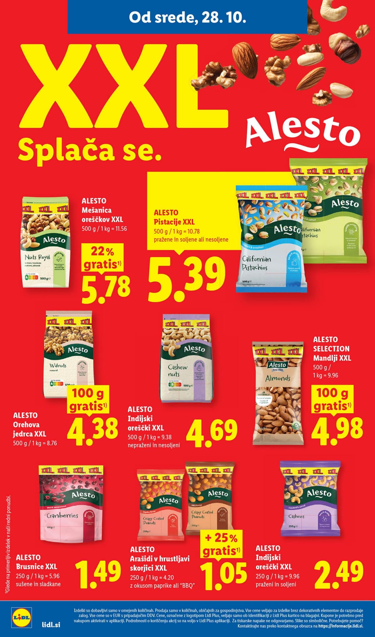 Stran 8. Lidl kataloga - Živila od 26.10.2026.