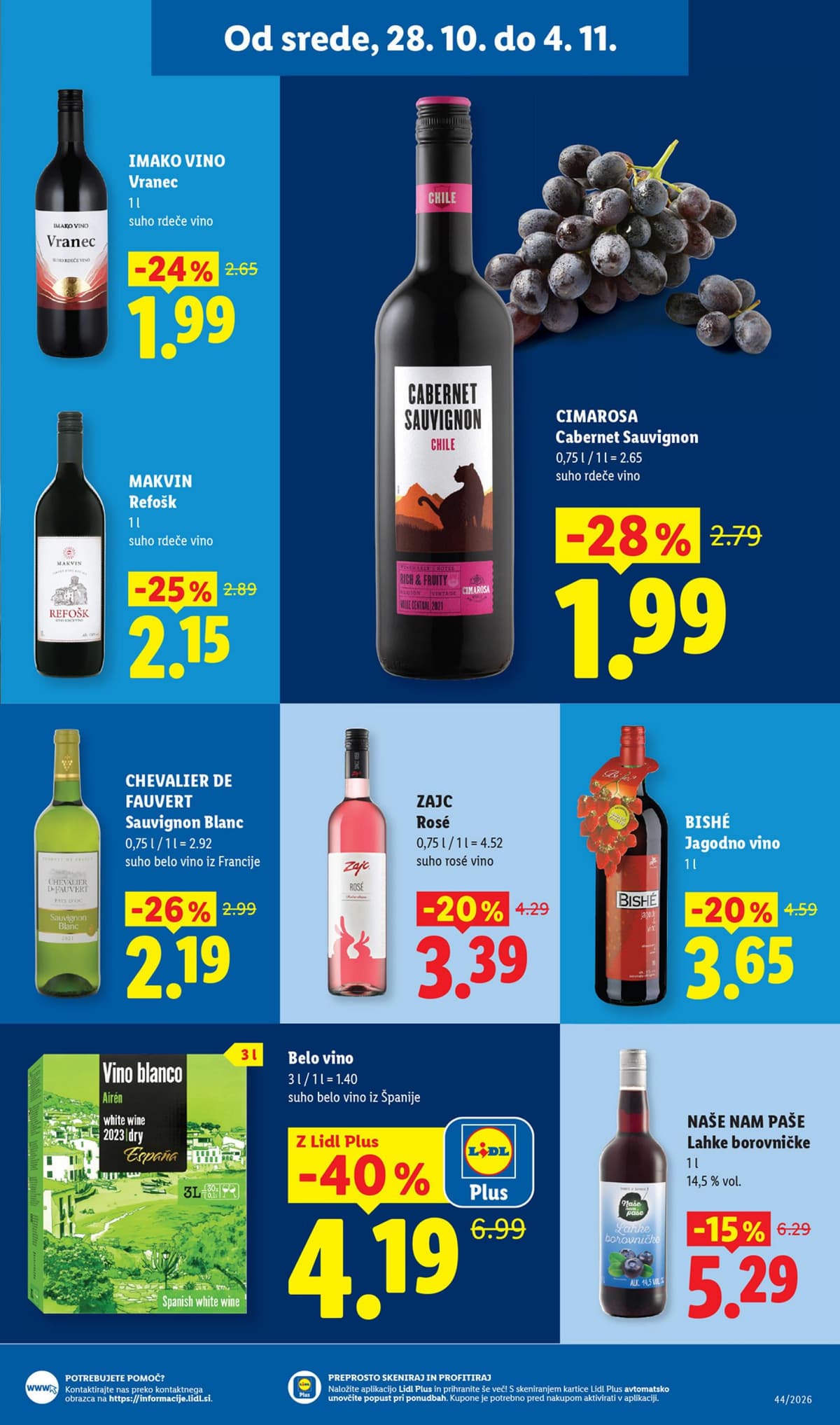 Stran 15. Lidl kataloga - Živila od 26.10.2026.