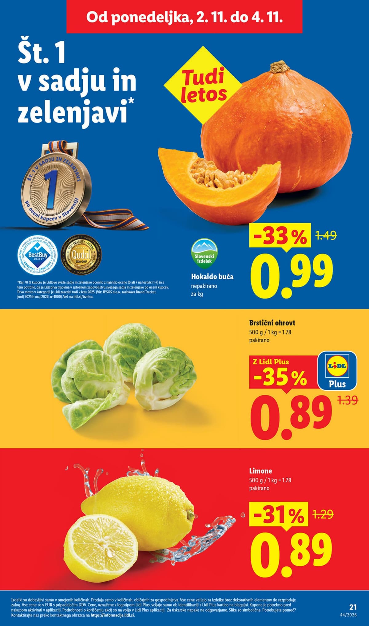 Stran 33. Lidl kataloga - Živila