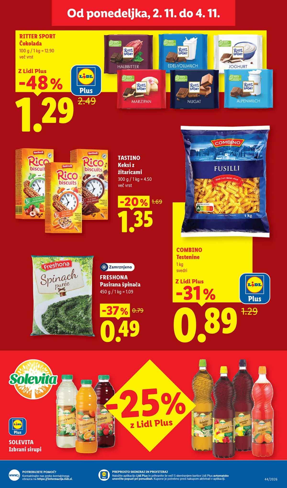 Stran 35. Lidl kataloga - Živila od 26.10.2026.
