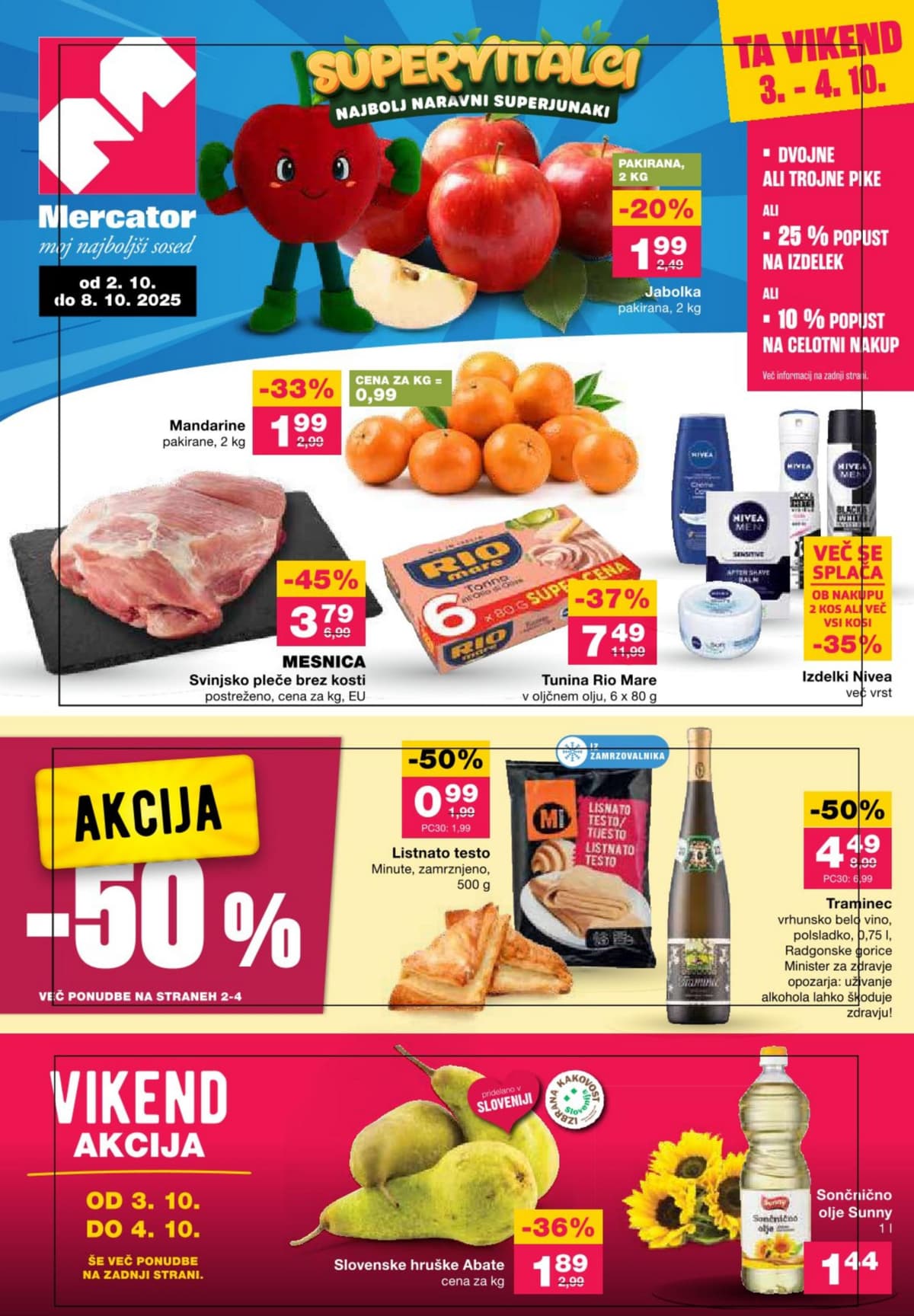 Stran 1. Mercator kataloga - Akcijska ponudba od 03.03.2026.