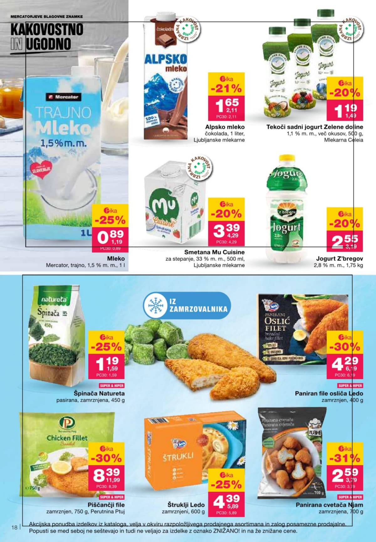Stran 18. Mercator kataloga - Akcijska ponudba od 03.03.2026.