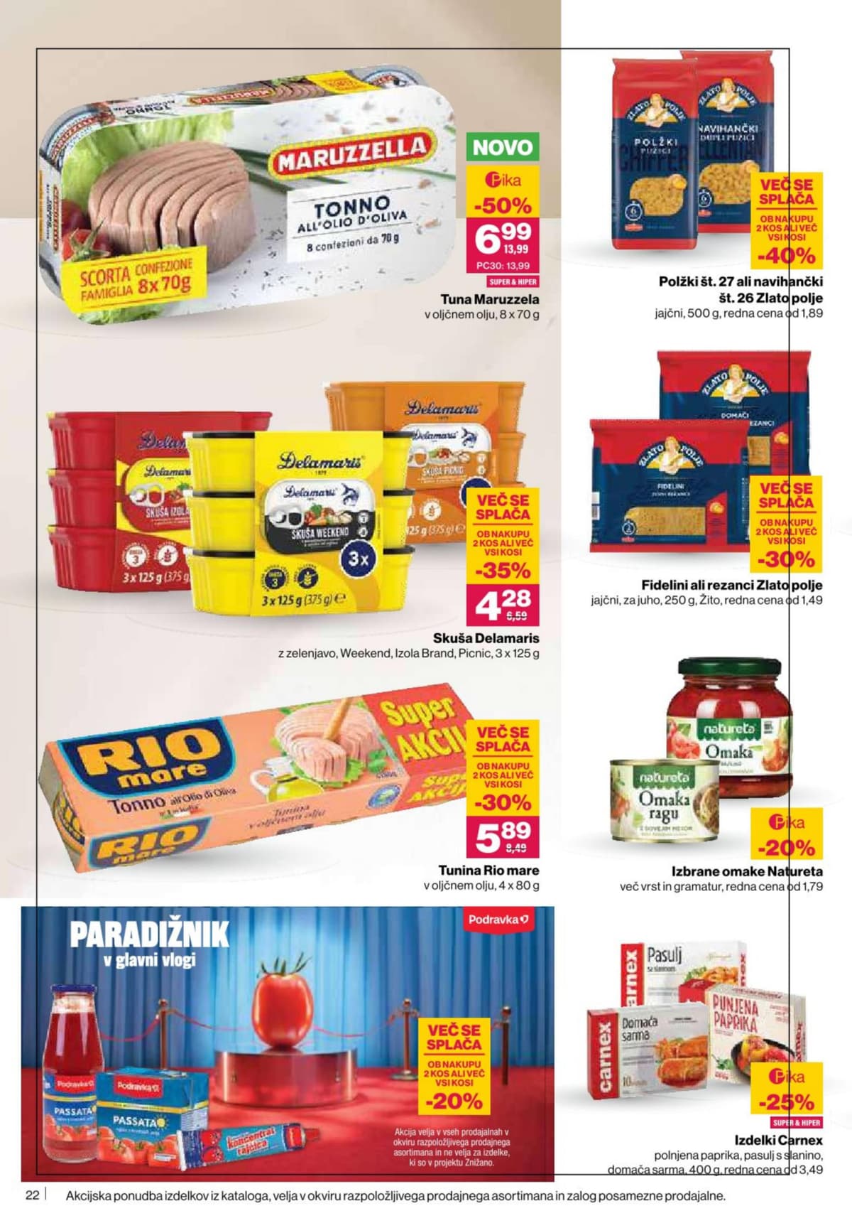 Stran 22. Mercator kataloga - Akcijska ponudba od 03.03.2026.