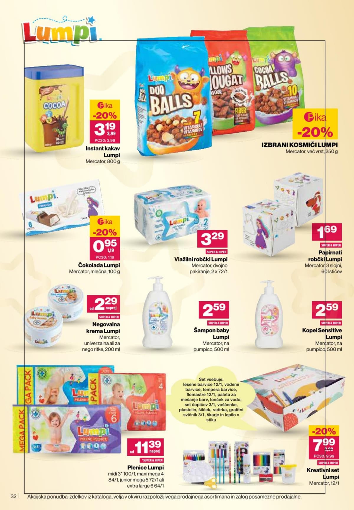 Stran 32. Mercator kataloga - Akcijska ponudba od 03.03.2026.