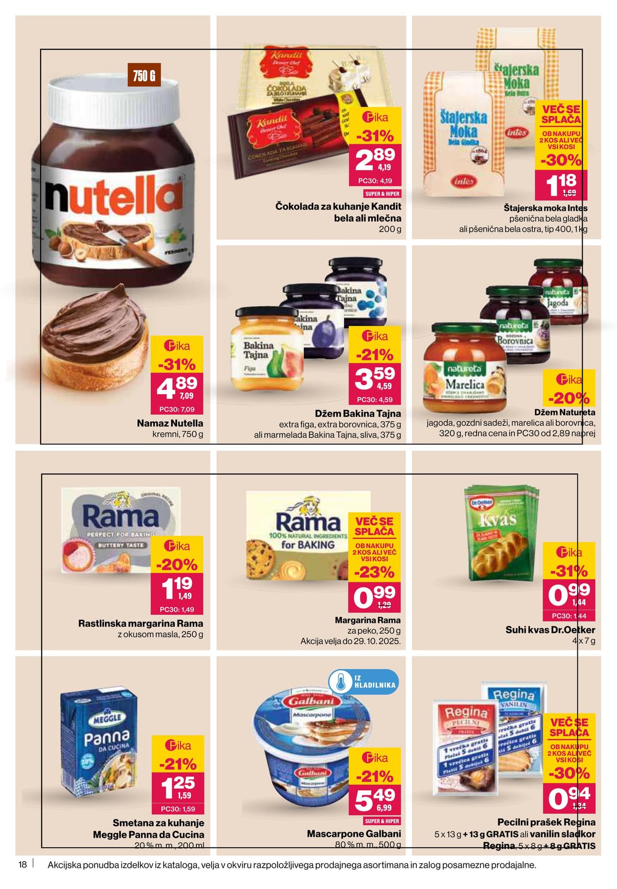 Stran 18. Mercator kataloga - Akcijska ponudba od 05.03.2026.