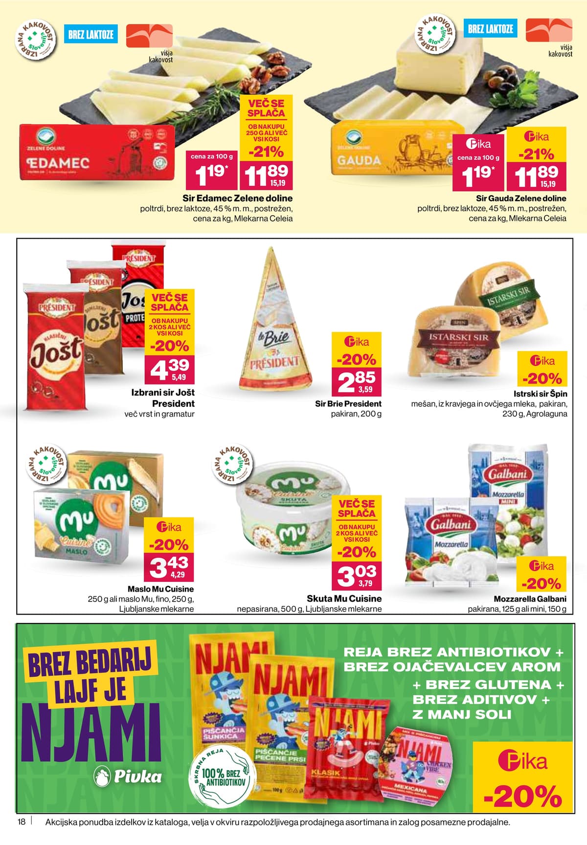 Stran 18. Mercator kataloga - Akcijska ponudba od 02.03.2026.