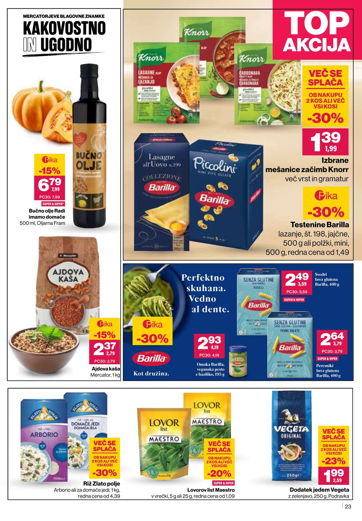 Stran 23. Mercator kataloga - Akcijska ponudba od 02.03.2026.