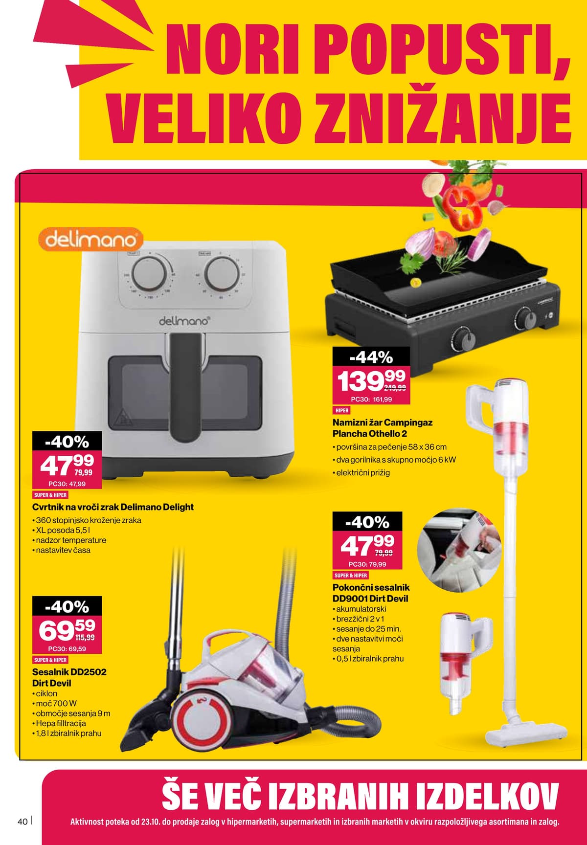 Stran 40. Mercator kataloga - Akcijska ponudba od 02.03.2026.