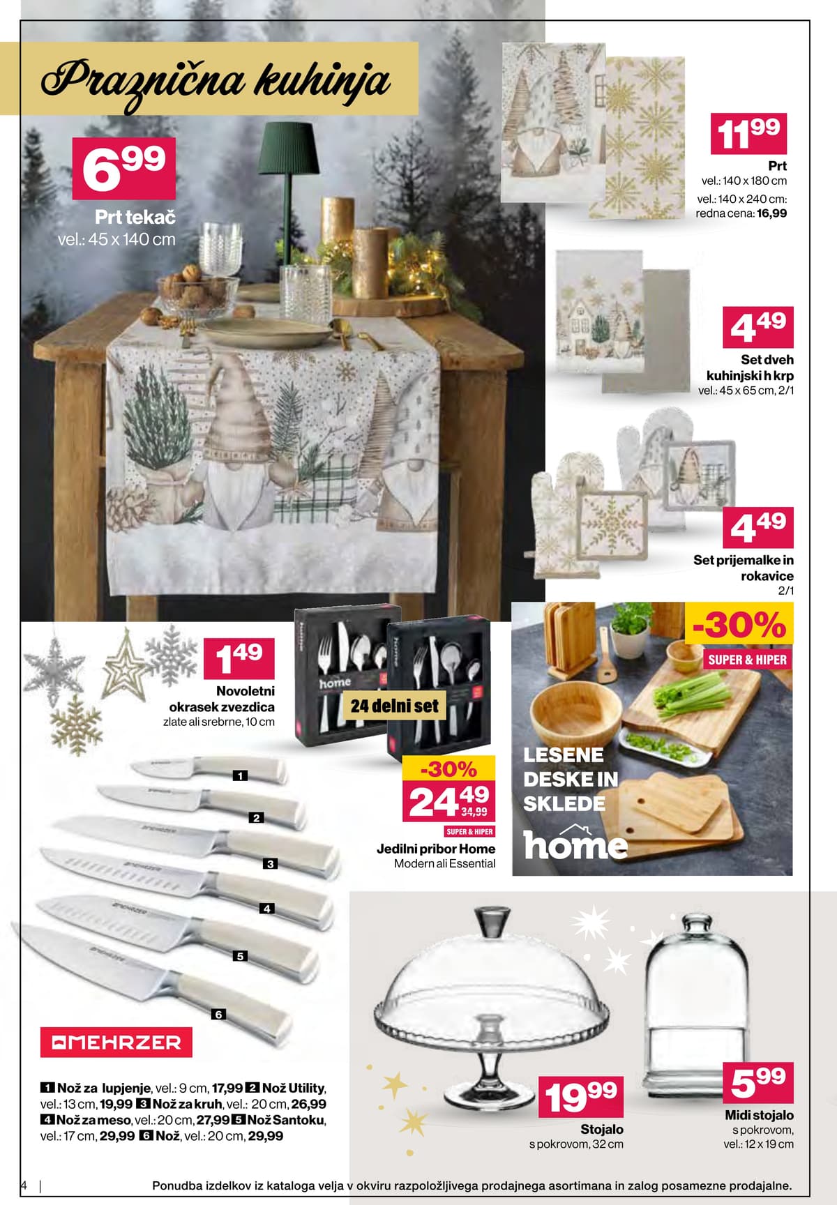 Stran 4. Mercator kataloga - Najlepši prazniki se začnejo doma