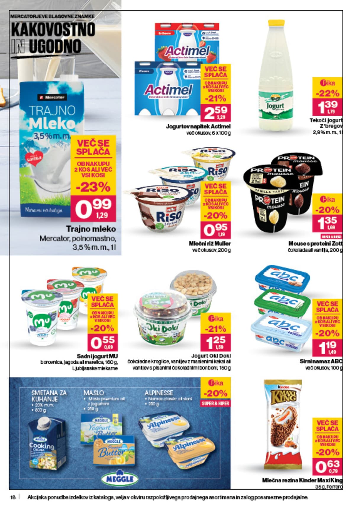 Stran 18. Mercator kataloga - Akcijska ponudba od 02.03.2026.