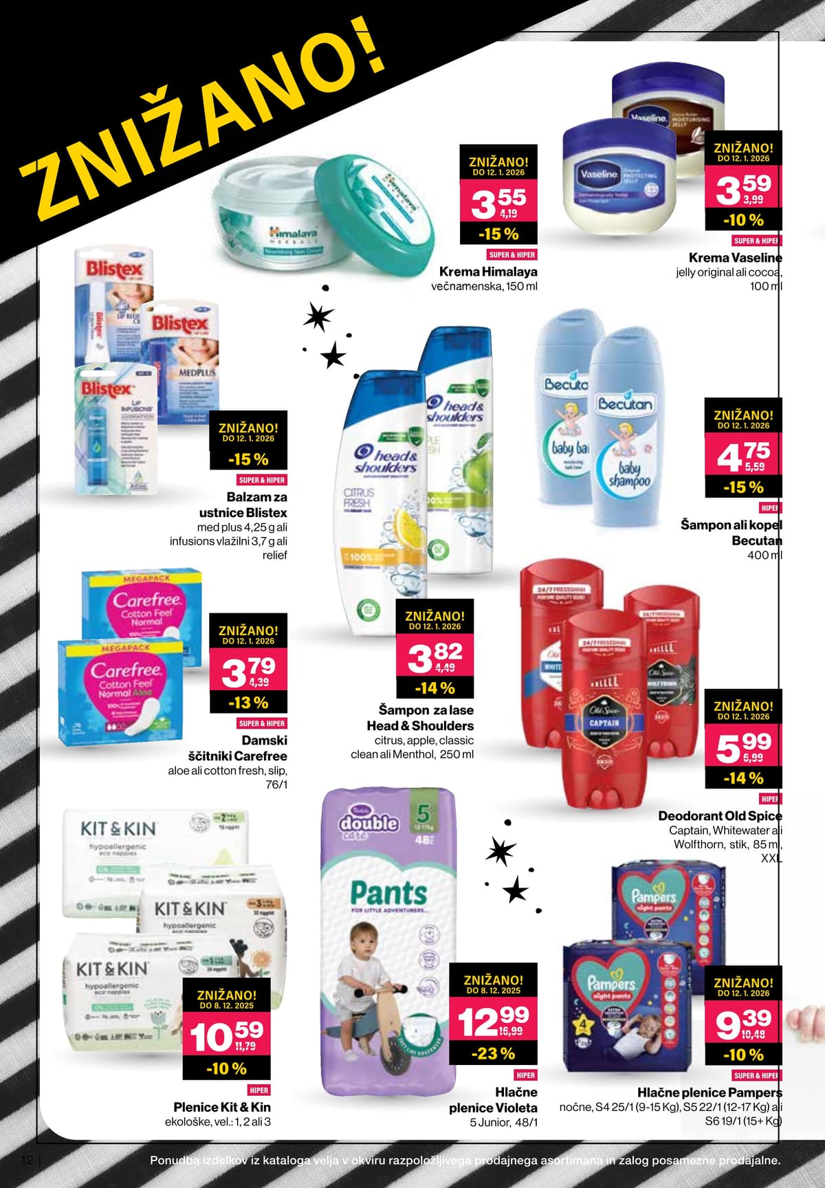 Stran 12. Mercator kataloga - Nega in darila za vso družino