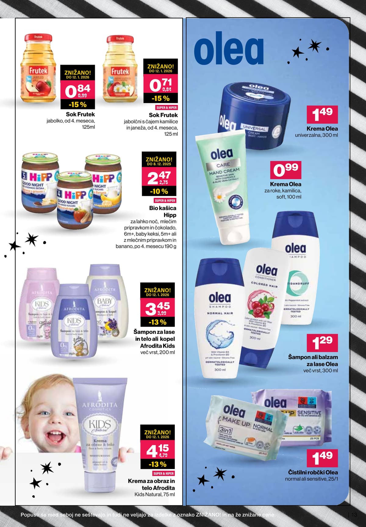 Stran 13. Mercator kataloga - Nega in darila za vso družino od 03.03.2026.