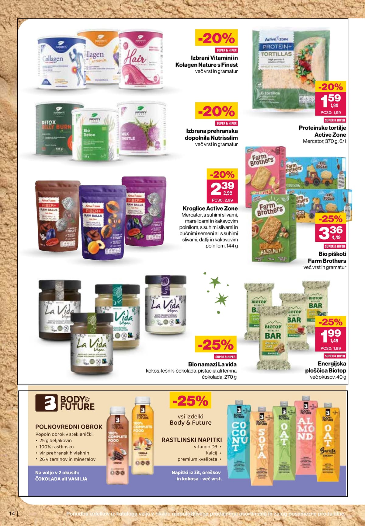 Stran 14. Mercator kataloga - Nega in darila za vso družino od 03.03.2026.