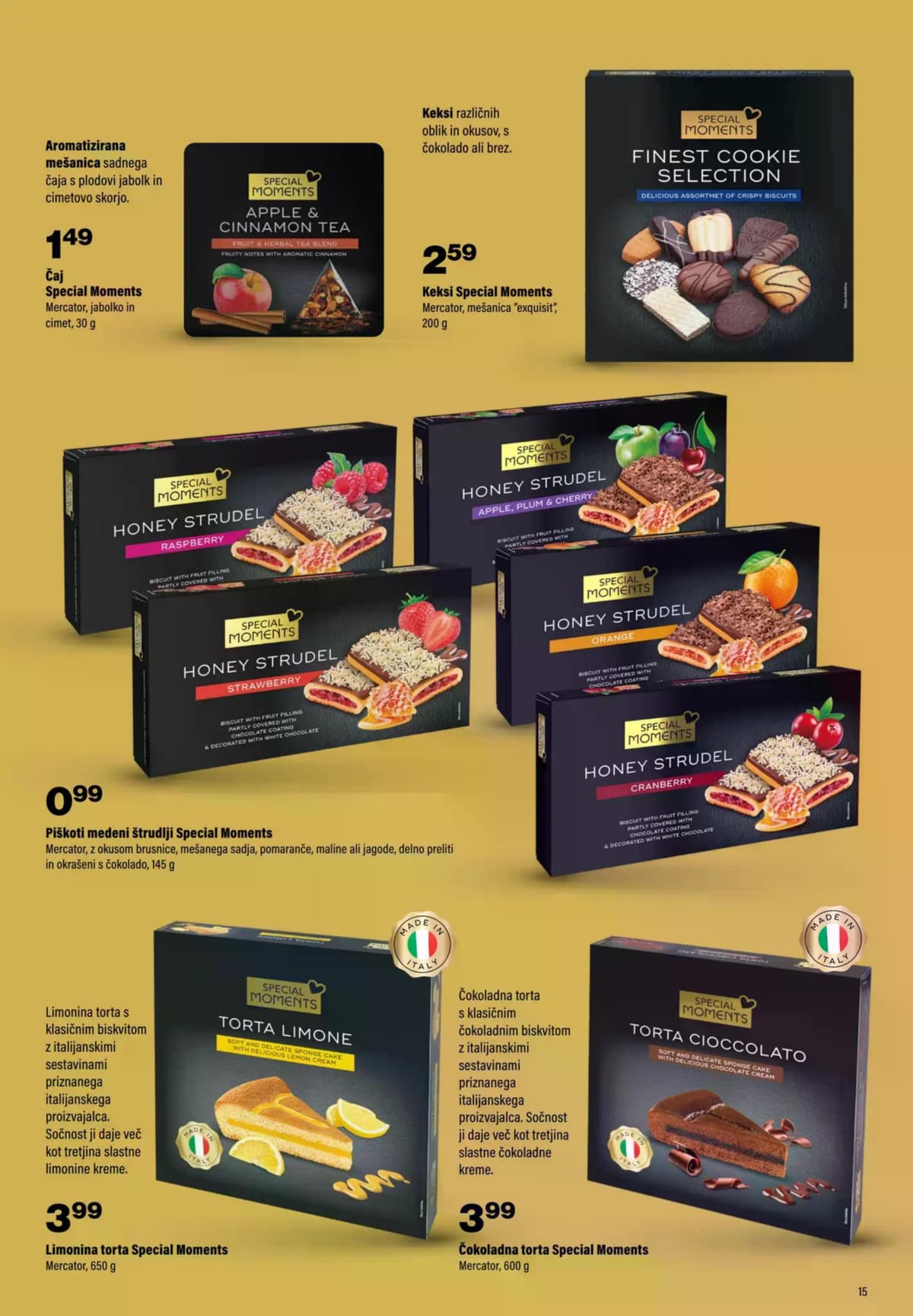 Stran 15. Mercator kataloga - Special Moments od 03.03.2026.