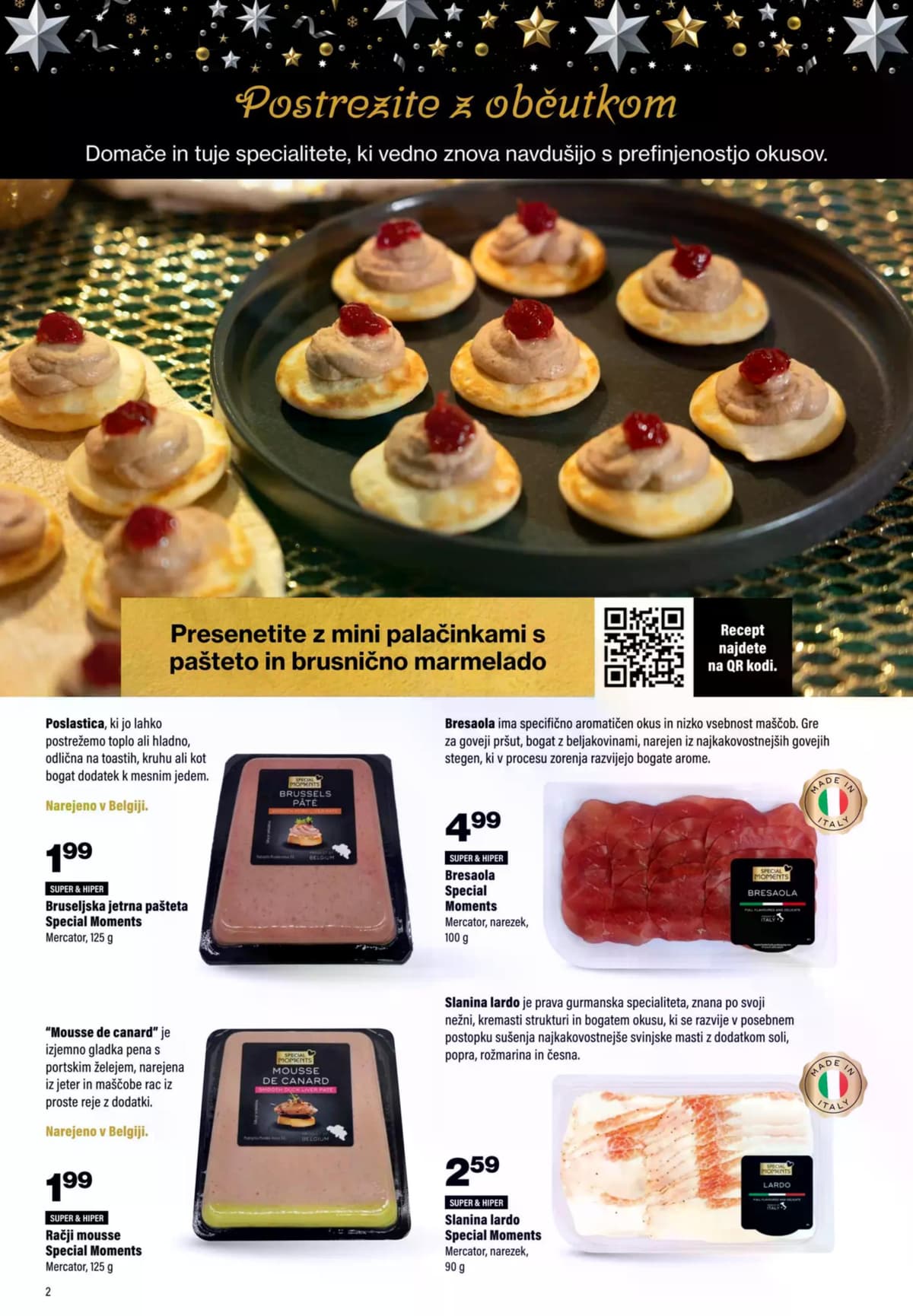 Stran 2. Mercator kataloga - Special Moments od 03.03.2026.