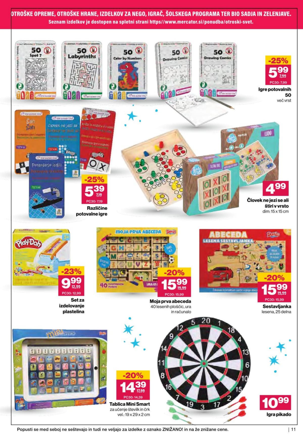 Stran 11. Mercator kataloga - Igrače od 01.03.2026.