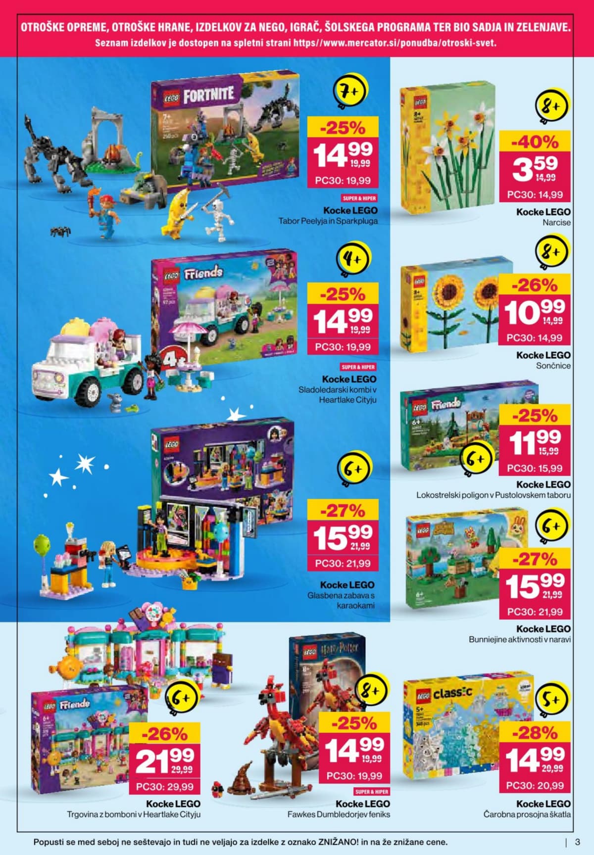 Stran 3. Mercator kataloga - Igrače od 01.03.2026.