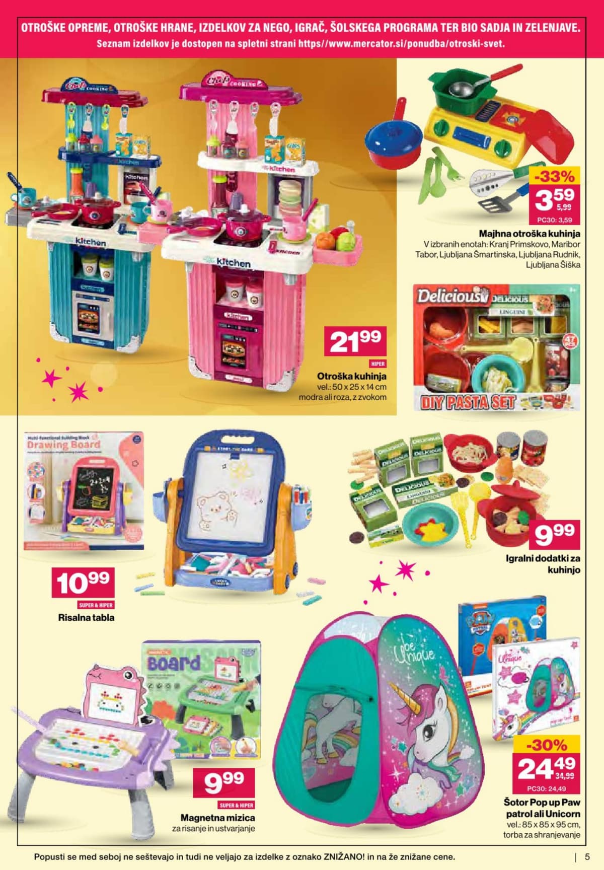 Stran 5. Mercator kataloga - Igrače od 01.03.2026.