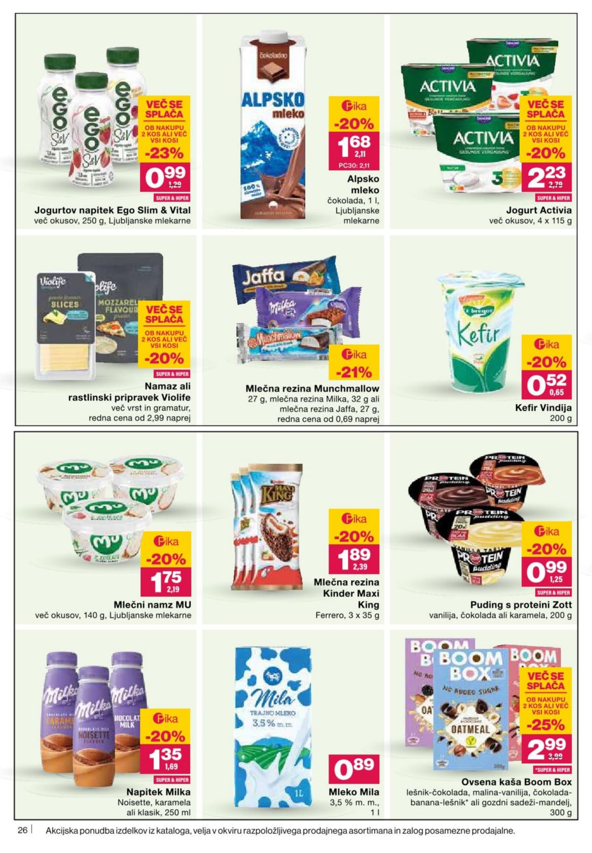 Stran 26. Mercator kataloga - Akcijska ponudba od 03.03.2026.