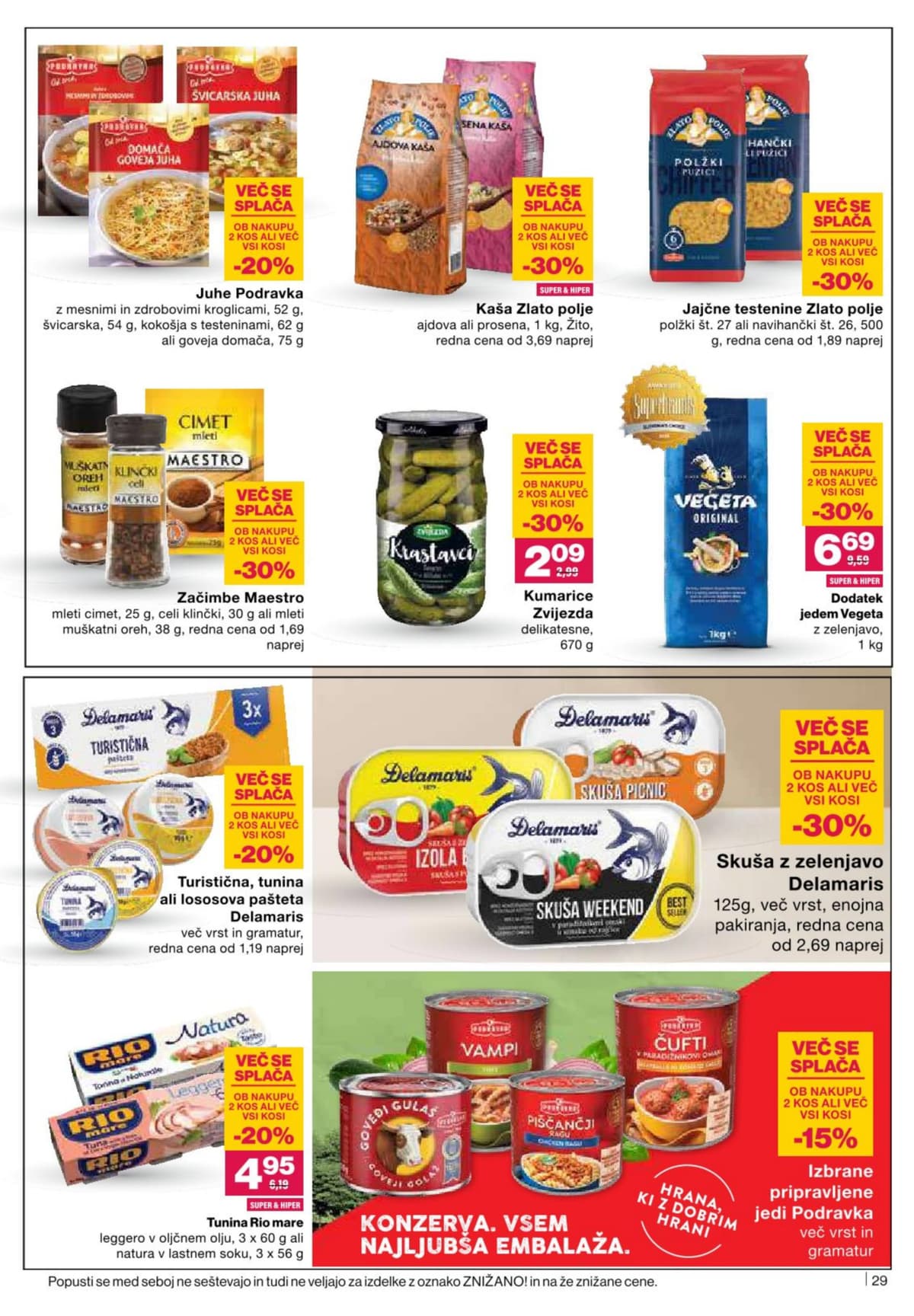 Stran 29. Mercator kataloga - Akcijska ponudba od 03.03.2026.