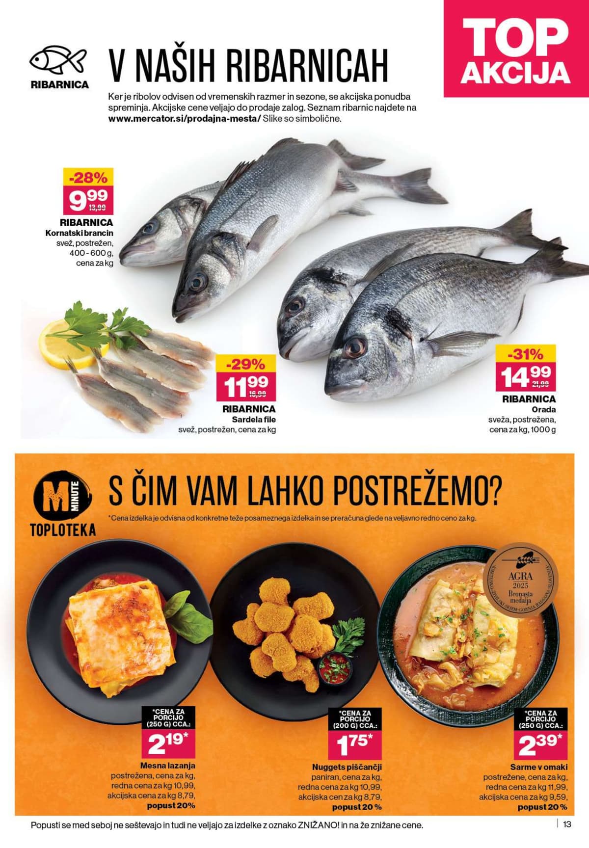 Stran 13. Mercator kataloga - Akcijska ponudba od 02.03.2026.