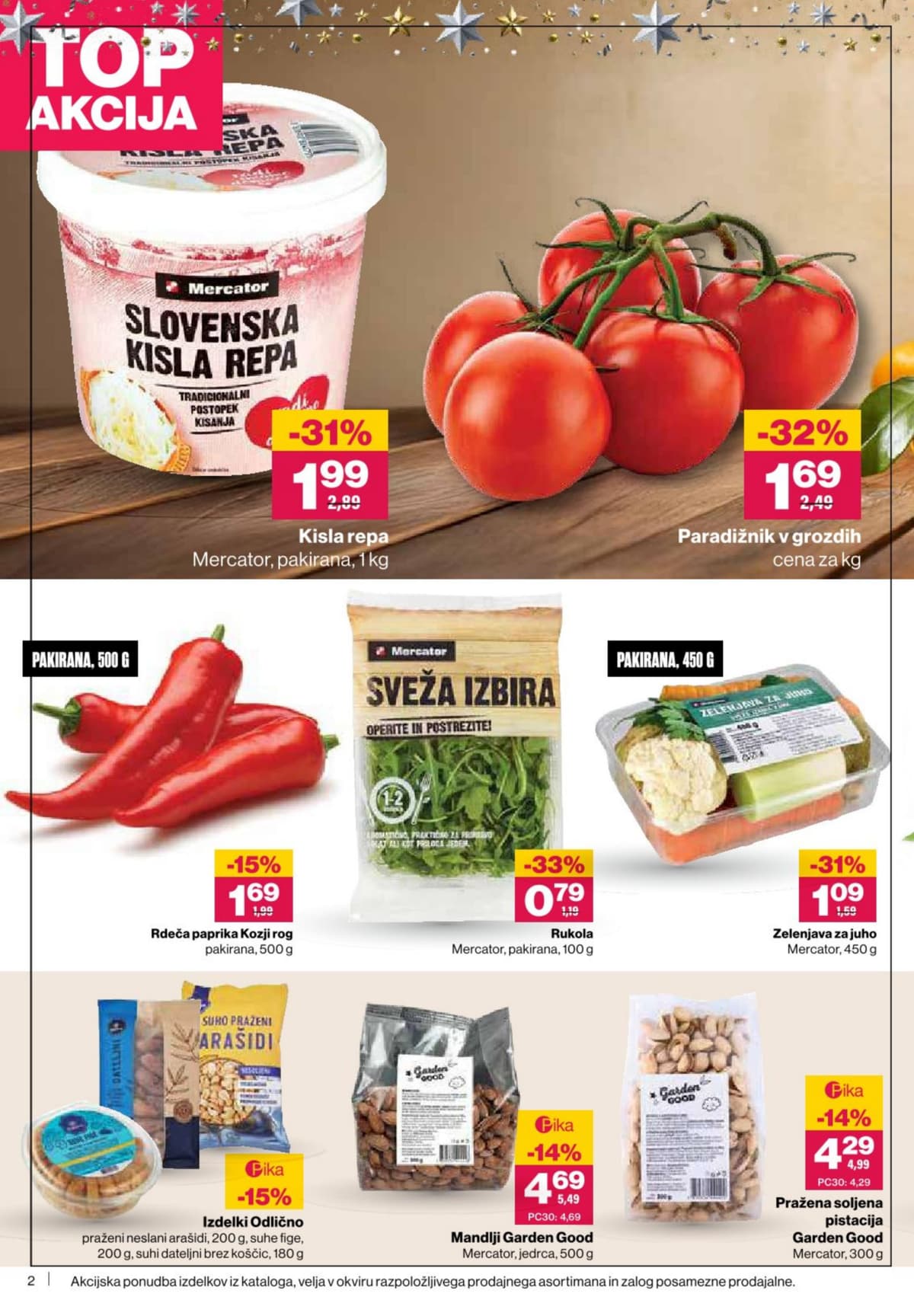 Stran 2. Mercator kataloga - Akcijska ponudba od 01.03.2026.