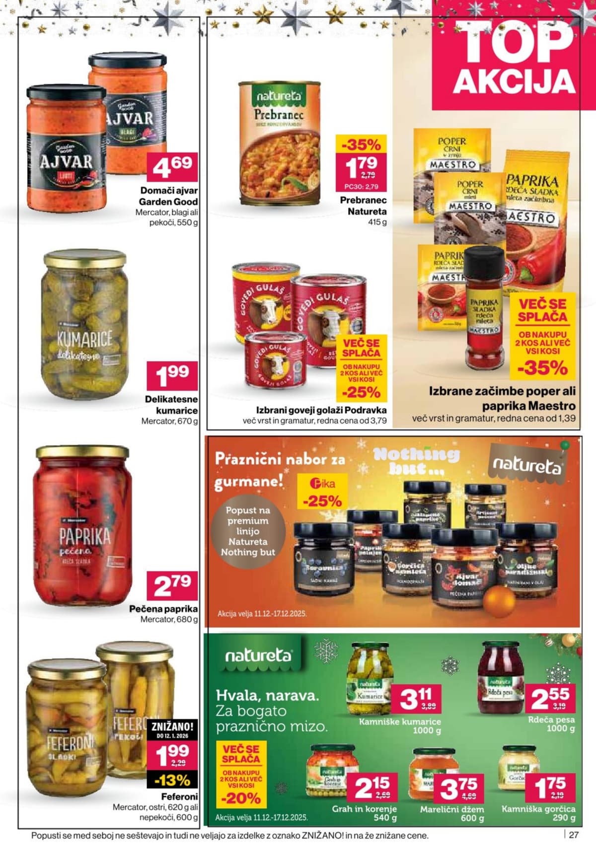 Stran 27. Mercator kataloga - Akcijska ponudba od 01.03.2026.
