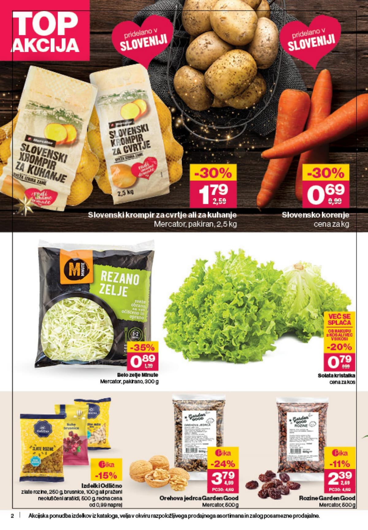 Stran 2. Mercator kataloga - Akcijska ponudba od 01.03.2026.
