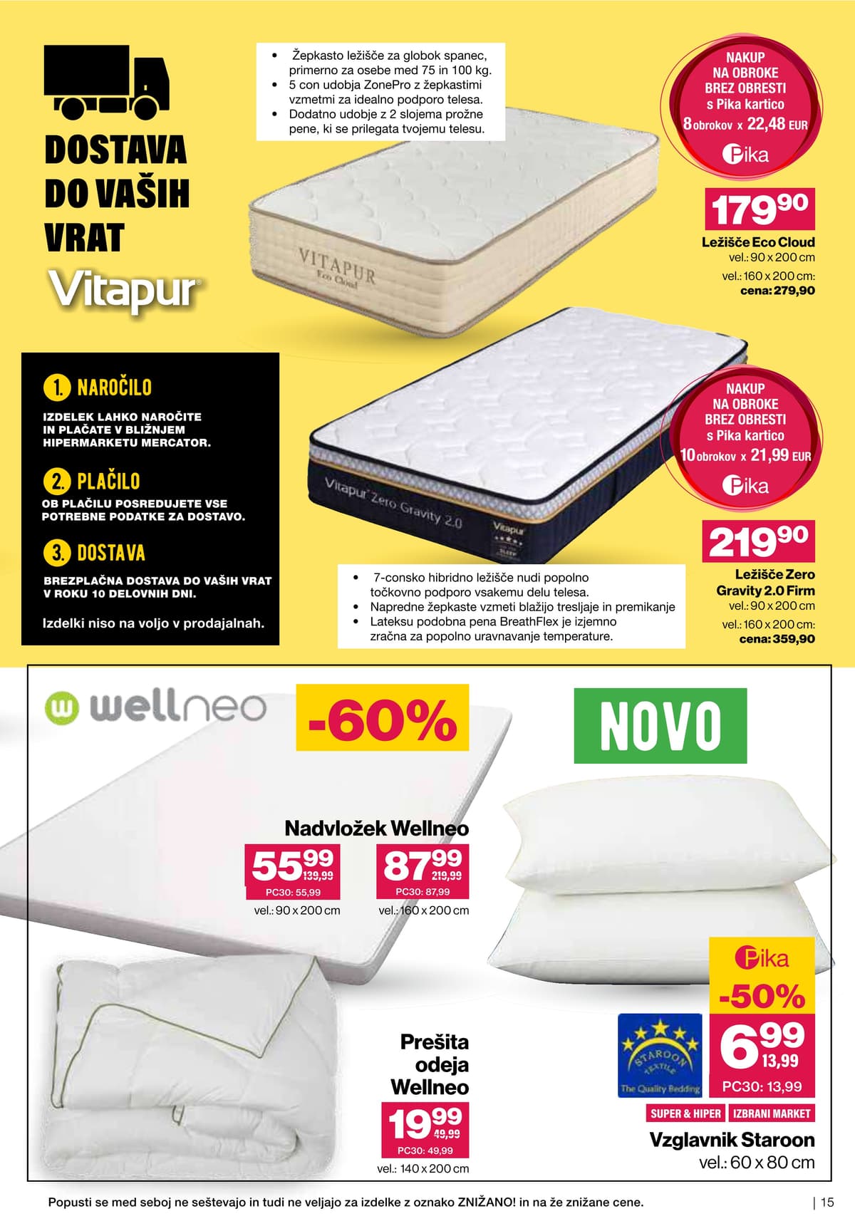 Stran 15. Mercator kataloga - Vse za dom od 01.03.2026.