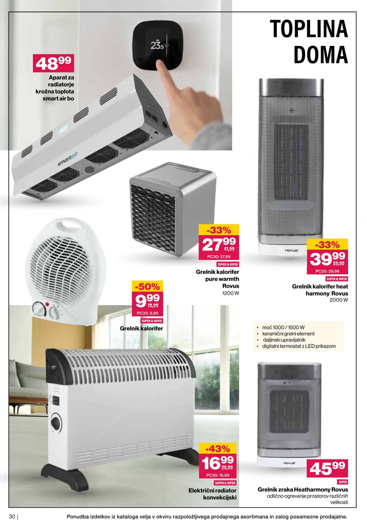 Stran 30. Mercator kataloga - Vse za dom od 01.03.2026.