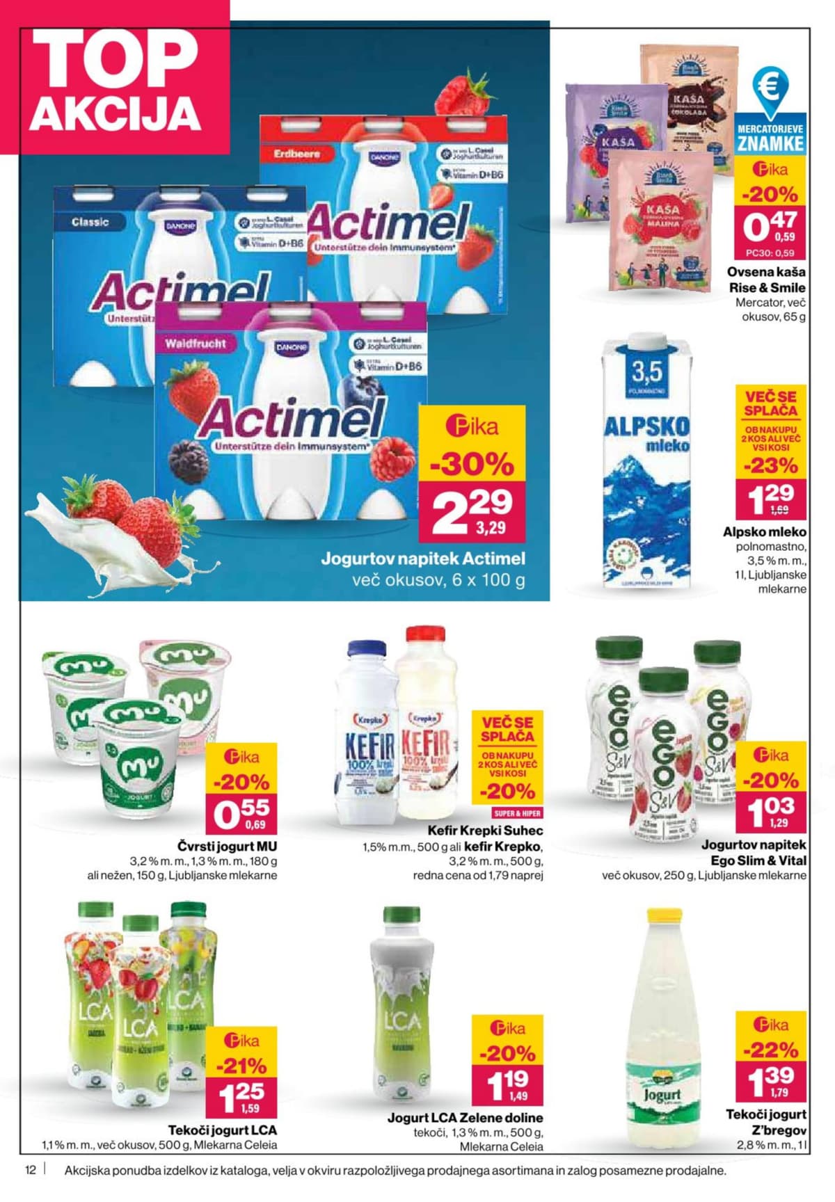 Stran 12. Mercator kataloga - Akcijska ponudba
