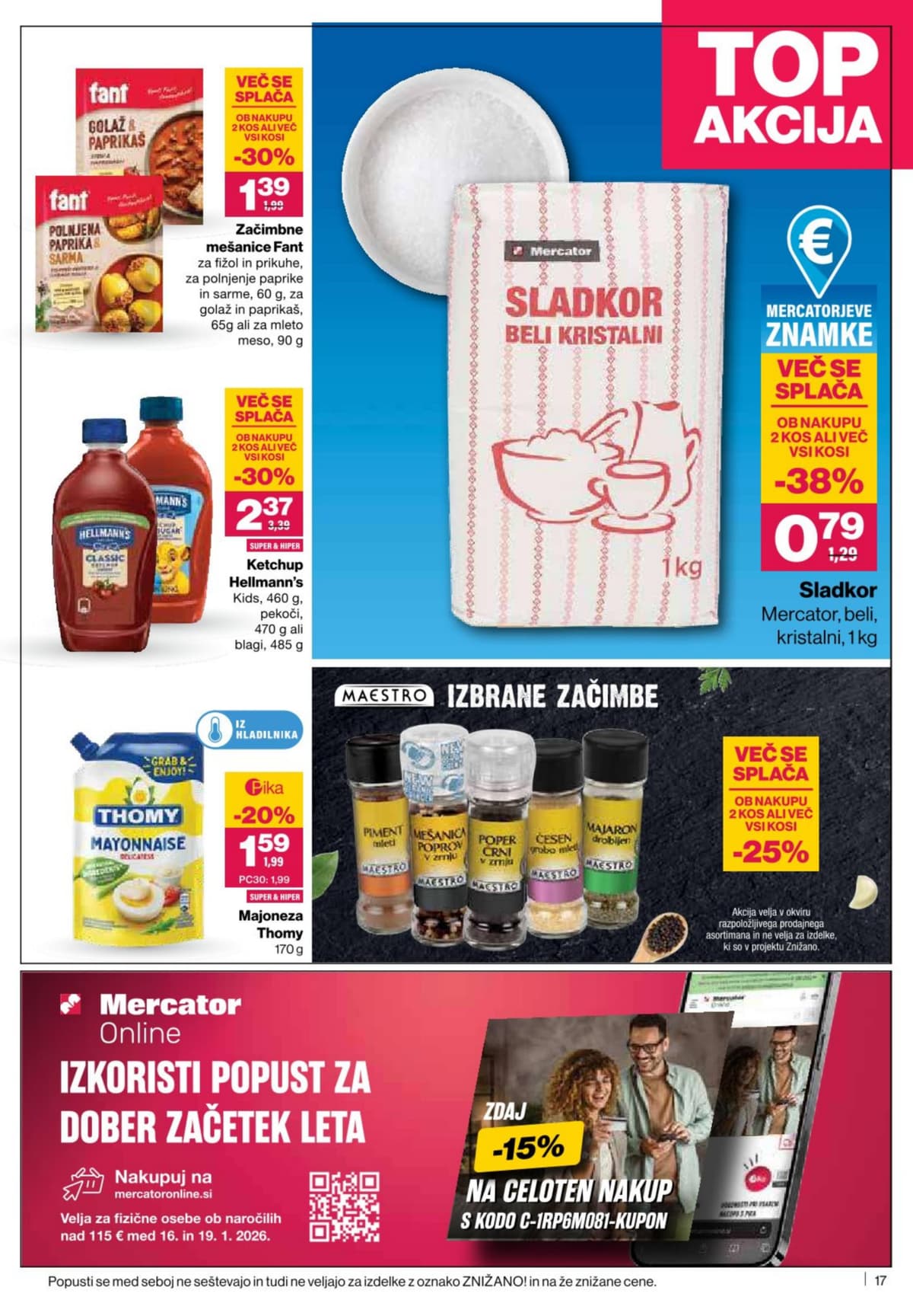 Stran 17. Mercator kataloga - Akcijska ponudba