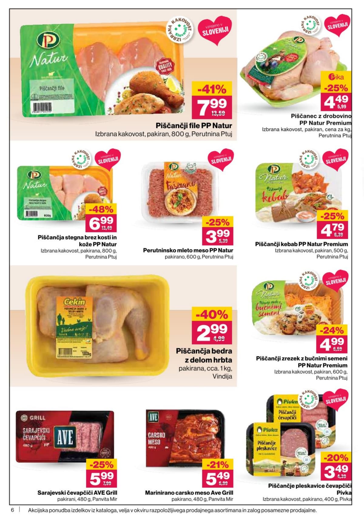 Stran 6. Mercator kataloga - Akcijska ponudba