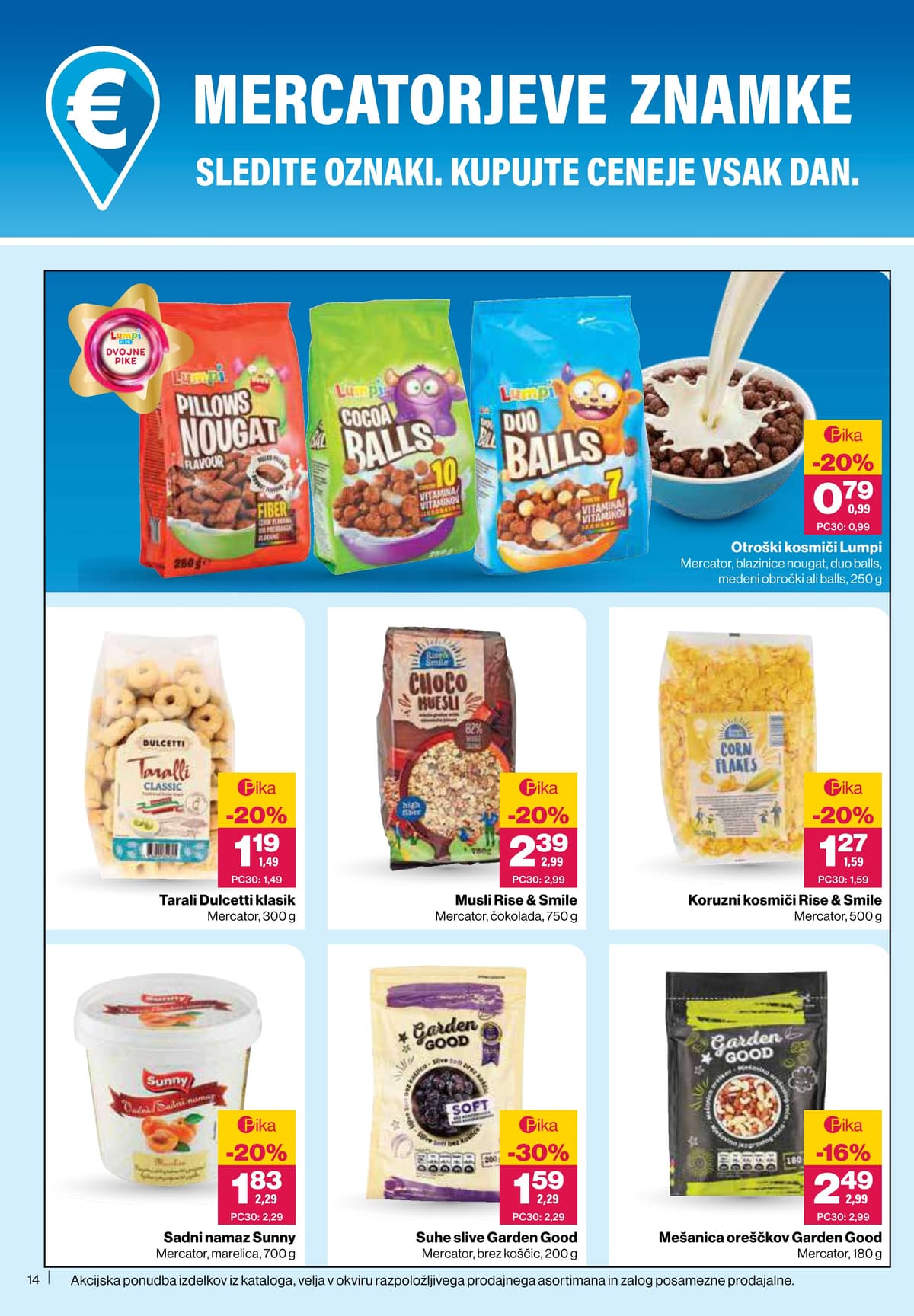 Stran 14. Mercator kataloga - Tedenska akcija od 04.03.2026.