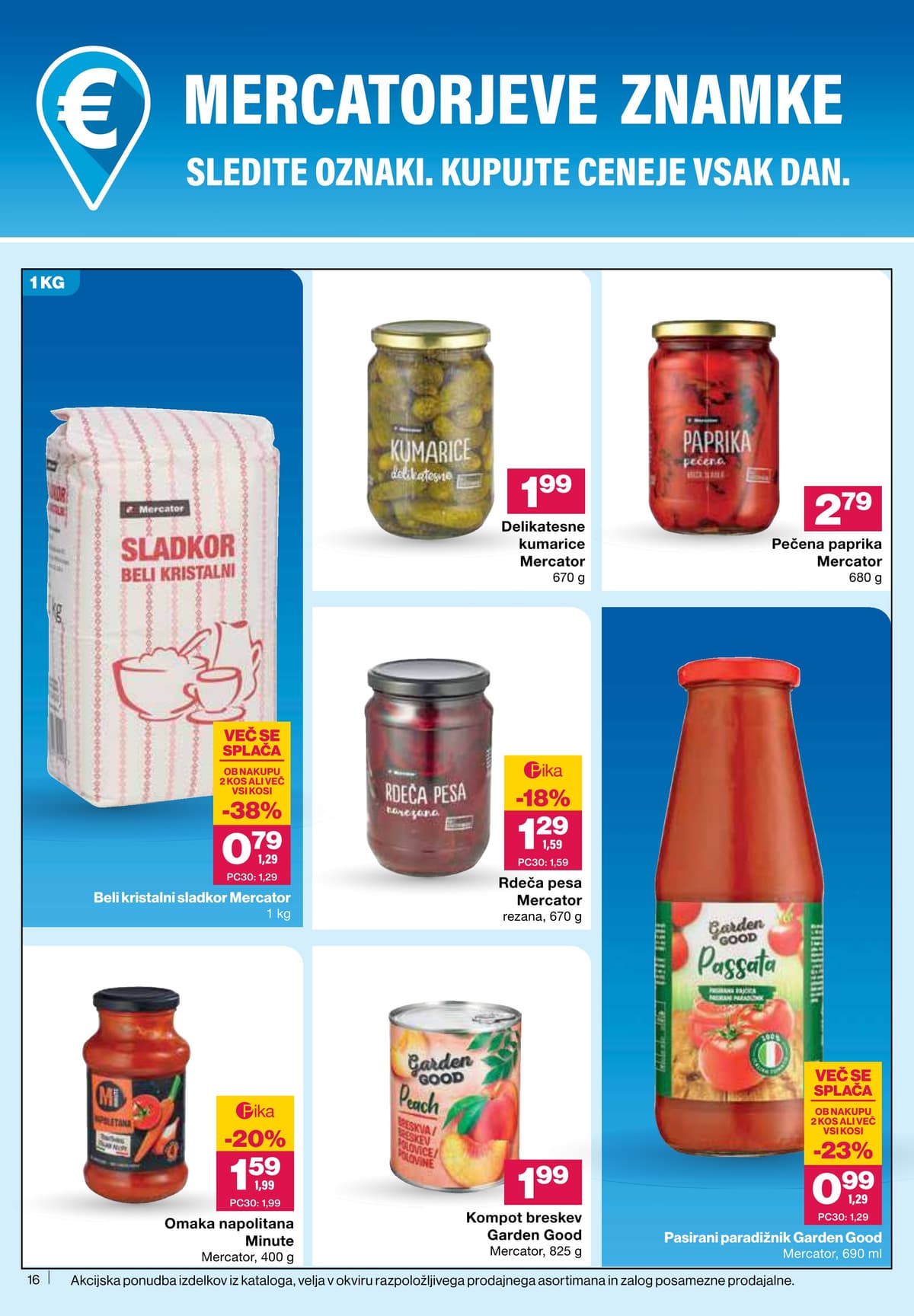Stran 16. Mercator kataloga - Tedenska akcija od 04.03.2026.